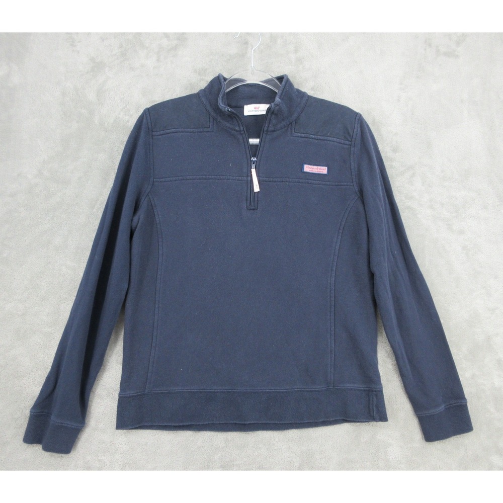 Vineyard Vines Sweatshirt Womens Size M Navy Blue Shep Shirt Sweatshirt Logo